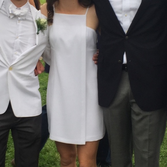 White BCBG Dress Size 4 - Picture 2 of 10